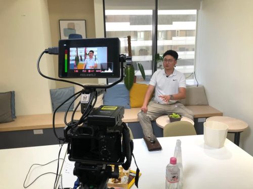 讓世界都看見-台灣好品牌-電視節目專訪-「山泰商貿」-幕後側拍02 製作單位：星澤國際 製作人：游祈盛、楊含容