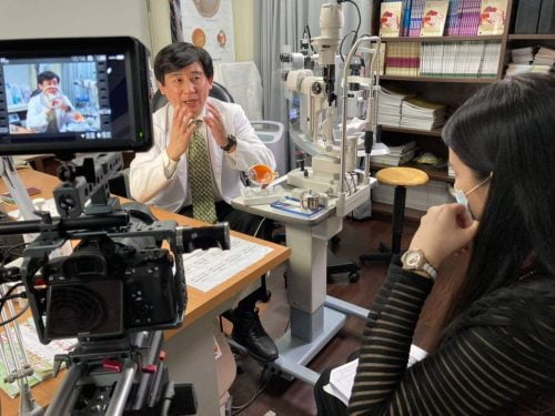 讓世界都看見-台灣好品牌-品牌人物誌-電視節目專訪-「諾貝爾醫療集團」側拍照片製作單位：星澤影視 製作人：游祈盛、楊含容