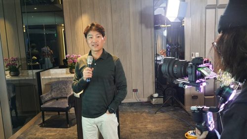 讓世界都看見-台灣好品牌-電視節目專訪-「安杰爾」-幕後側拍02 製作單位：星澤國際 製作人：游祈盛、楊含容