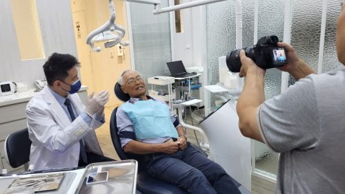 讓世界都看見-台灣好品牌-電視節目專訪-「晶美牙醫」-幕後側拍04 製作單位：星澤影視 製作人：游祈盛、楊含容