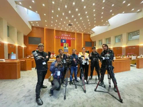 星澤影視傳播執行新竹縣議會就職現場活動拍攝