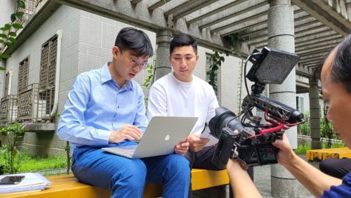 讓世界都看見-台灣好品牌-電視節目專訪-「俞力文律師」-幕後側拍02 製作單位：星澤影視 製作人：游祈盛、楊含容