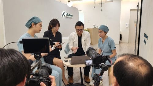 讓世界都看見-電視節目專訪-「樂幕牙醫」-幕後側拍01製作單位：星澤影視 製作人：游祈盛、楊含容