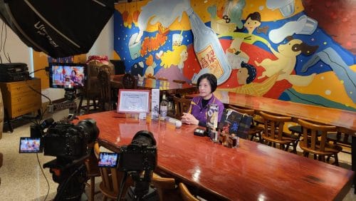 讓世界都看見-電視節目專訪-「安貝斯釀酒故事館」-幕後側拍01製作單位：星澤影視 製作人：游祈盛、楊含容