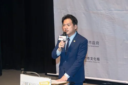 代理市長邱臣遠致詞期盼透過影像讓更多人參與「識詐、防詐、拒詐」